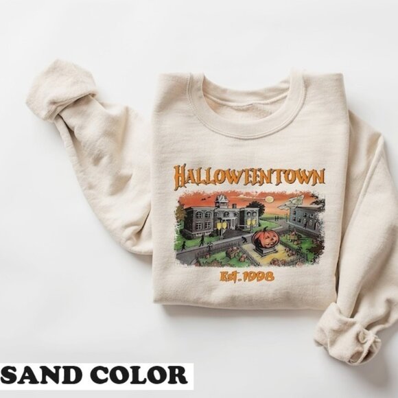 Halloweentown Est 1998 Sweatshirt, Halloweentown University Retro Sweatshirt 99 - Picture 1 of 5